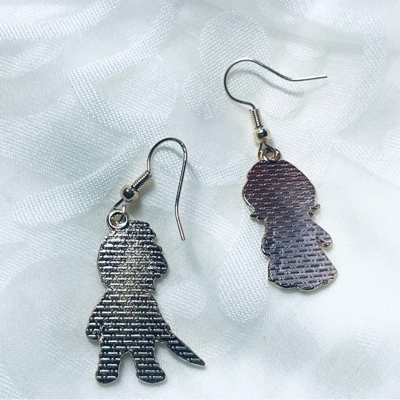 NWT Chucky & Tiffany Bride Of Horror Film Halloween Drop Dangle Earrings 🎃 - Picture 7 of 11